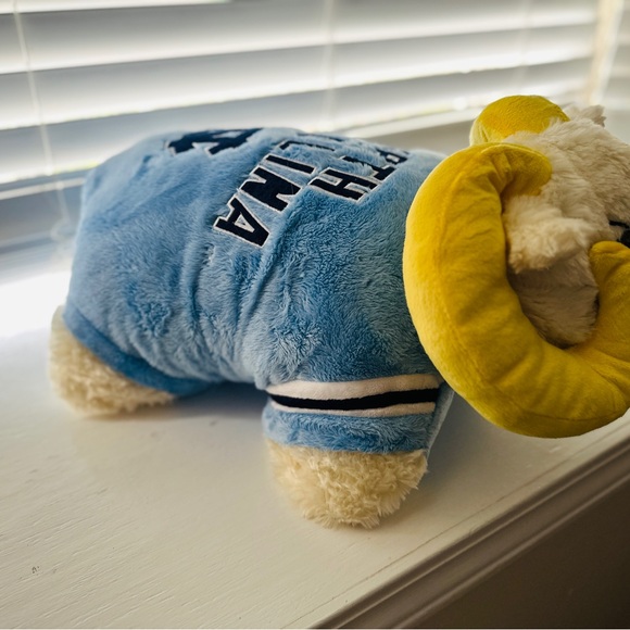 Plush Ram Toy with Blue Outfit - Picture 4 of 8